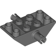 LEGO® 6069014 D GRIJS - M-8-F LEGO® aangepast 4x2 met pinnen DONKER GRIJS