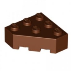 LEGO® Hoeksteen 3x3 BRUIN