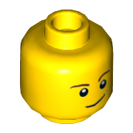 LEGO® 6100222 GEEL - MS-111-B LEGO® head YELLOW
