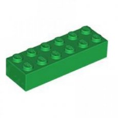 LEGO® 2x6 HELDER GROEN