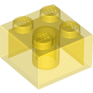 LEGO® 6104378 TRANS GEEL - MS-16-A LEGO® 2x2 TRANSPARANT GEEL
