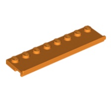 LEGO® 2x8 met geleider ORANJE
