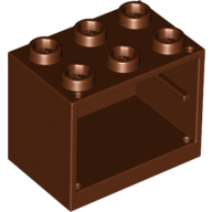 LEGO® 2x3x2 cabinet BROWN