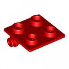 LEGO® 613421 ROOD - MS-65-A LEGO® 2x2 plaat aangepast ROOD