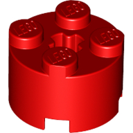 LEGO® 2x2 rond ROOD