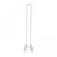 LEGO® Antenna Round Top 1x4 TRANSPARENT CLEAR