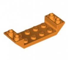 LEGO®  omgekeerde dakpan  45 graden 2x6 dubbel met 2x4 inkeping ORANJE