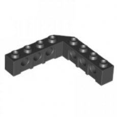 LEGO® 5x5 in rechte hoek (1x4 - 1x4) ZWART
