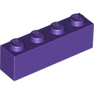 LEGO® 4589607- 4640611 - H-23-A LEGO® 1x4 DONKER PAARS