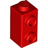 LEGO® 6187620 ROOD - MS-73-B LEGO® 1x1x1 2/3  met 2 koplampen ROOD
