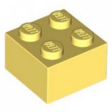 LEGO® 6212064 L GEEL - M-28-C LEGO® 2x2 LICHT GEEL