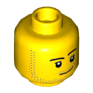 LEGO® 6218244 GEEL - MS-33-I LEGO® hoofd GEEL
