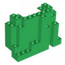 LEGO® rotswand 4x10x6  GROEN