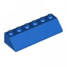 LEGO® 45 graden 2x6 BLAUW