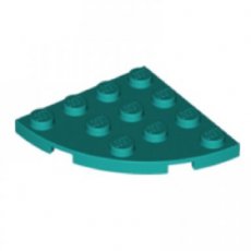 LEGO® 6254334 D TURQUOISE - M-33-G LEGO® 4x4 ronde hoek DONKER TURQUOISE