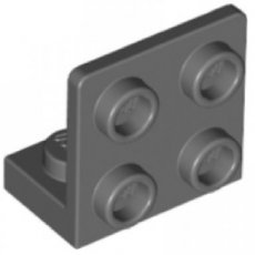 LEGO® 6308045 D GRIJS - M-1-G LEGO® hoekplaat 1x2 - 2x2 omgekeerd DONKER GRIJS