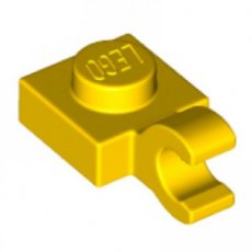LEGO® 4540040 - 6347294 GEEL - MS-126-B LEGO® 1x1 met horizontale clip GEEL