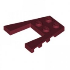 LEGO®  wig 4x4 DONKER ROOD