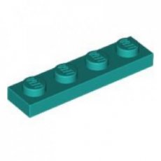 LEGO® 6350418 D TURQOUISE - M-25-A LEGO® 1x4 DONKER TURQUOISE