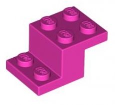 LEGO® 6395401 DONKER ROZE - M-42-A LEGO® Plaque d'angle 2x3x1 1/3 ROSE FONCE