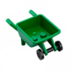 LEGO® 6431112 GROEN - H-27-A LEGO® kruiwagen met wielen GROEN