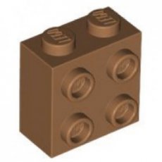 LEGO® steen 1x2x1 2/3 met noppen op 1 zijde MEDIUM NOUGAT