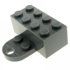 LEGO® aimant GRIS FONCE