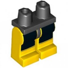 LEGO® 970c03pb28 GEEL - MS-12-K LEGO®  heupen en benen GEEL/ZWART