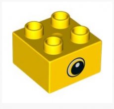 LEGO® DUPLO® 6218024 GEEL - ML-8 LEGO®  DUPLO®   2x2 GEEL