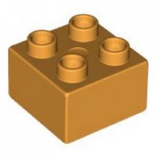 LEGO® DUPLO® 4168543 MED ORANJE - ML-9 LEGO®  DUPLO®   2x2 MEDIUM ORANJE