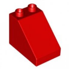 LEGO®  DUPLO®   2x2x1 1/2 ROOD met kassa afbeelding