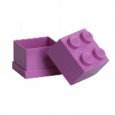 LEGO® Mini Box 4 DONKER ROZE