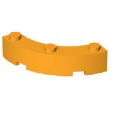 LEGO® 4x4 gebogen (macaroni) ORANJE