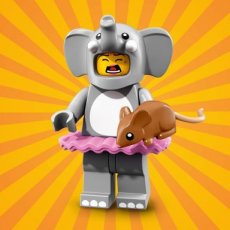 LEGO® Serie 18 N° 1 N° 01 LEGO® Meisje in olifantenpak