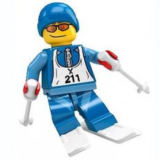 LEGO® Skier - Complete Set