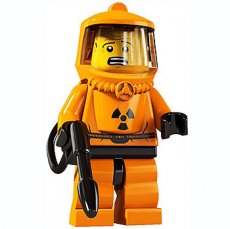 LEGO® Serie 4 N°13 LEGO® Hazmat Guy - Complete Set