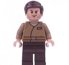 LEGO® Minifig Star Wars Resistance Officer (Major Brance) met wapen